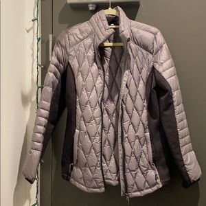 Gray and black jacket size medium